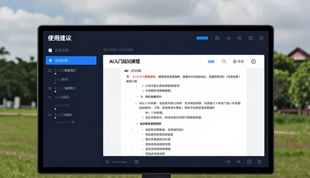 智慧农业运维服务在不同场景下的性能表现与使用方法